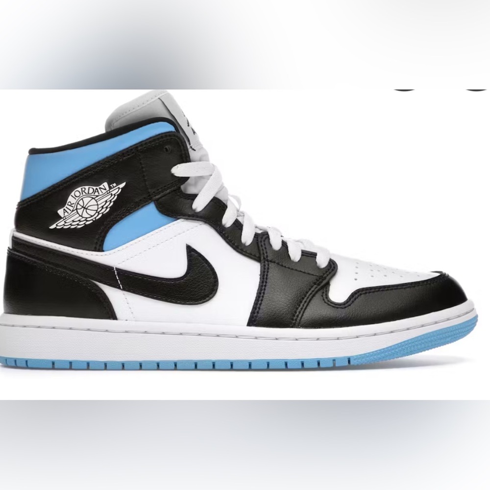 Air Jordan 1 Mid/ University Blue (No Box)